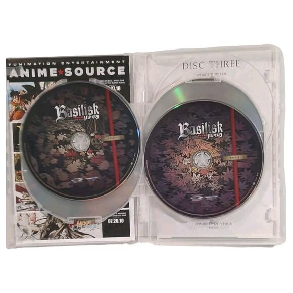 Basilisk The Complete Series 24 Episodes 2005 DVD 4-Disc Set Region 1 - Picture 6 of 15